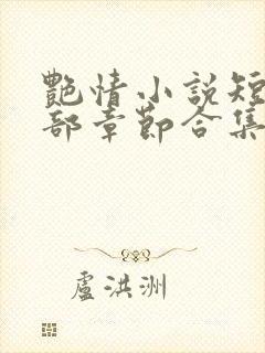 艳情小说短篇全部章节合集免费阅读