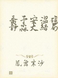 乔予安温砚深沈静淼大结局