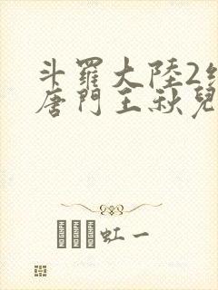 斗罗大陆2绝世唐门王秋儿