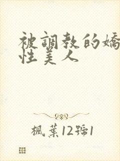 被调教的娇嫩双性美人封面