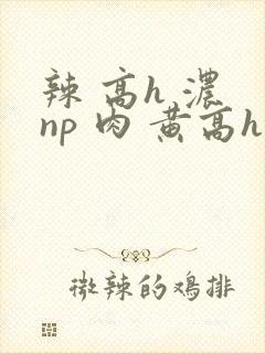 辣 高h 浓 np 肉 黄高h封面