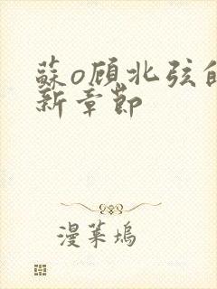 苏o顾北弦的最新章节封面