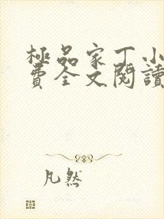 极品家丁小说免费全文阅读封面