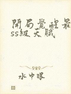 开局觉醒最强sss级天赋