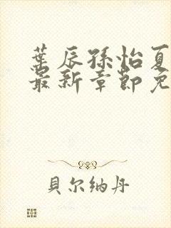 叶辰孙怡夏若雪最新章节免费阅读