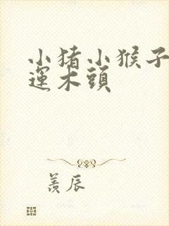 小猪小猴子小熊运木头封面