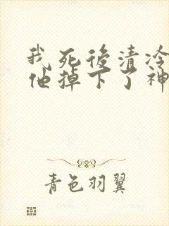 我死后清冷美人他掉下了神坛