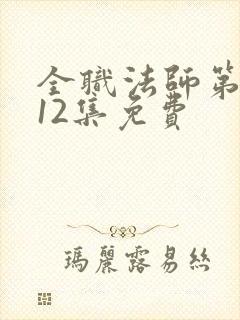 全职法师第4季12集免费