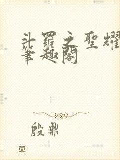 斗罗之圣耀本体笔趣阁