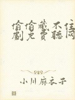 偷偷藏不住广播剧免费听网盘