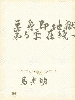 单身即地狱综艺第5季在线看