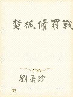 楚枫修罗战神封面