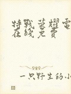 特战荣耀电视剧在线免费封面