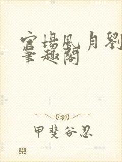 官场风月刘明强笔趣阁