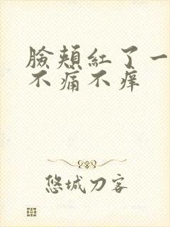 脸颊红了一块 不痛不痒封面