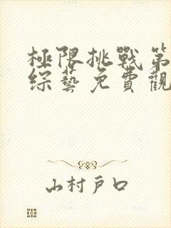 极限挑战第三季综艺免费观看