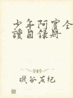 少年阿宾全文阅读目录册