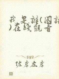 我是谁(国语版)在线观看