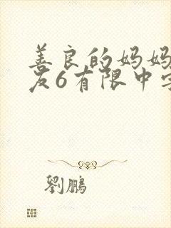 善良的妈妈的朋友6有限中字封面