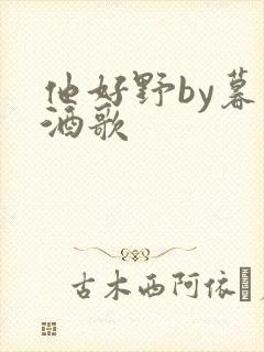 他好野by暮色酒歌封面