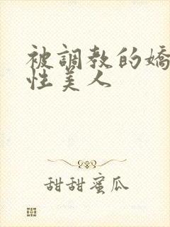 被调教的娇嫩双性美人封面