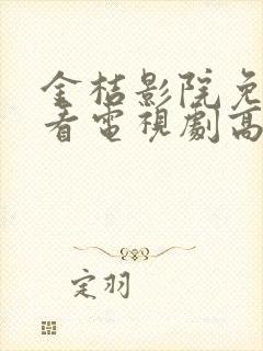 金桔影院免费观看电视剧高清西瓜