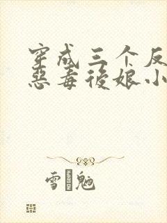 穿成三个反派的恶毒后娘小说