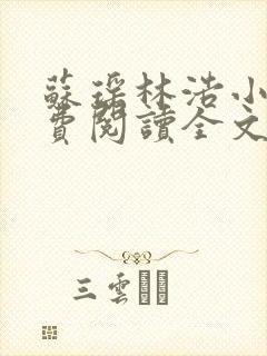 苏瑶林浩小说免费阅读全文最新章节