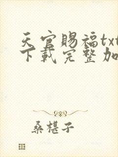 天官赐福txt下载完整加番外