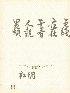 男人午夜免费视频观看在线