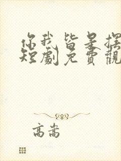 你我皆是摆渡人短剧免费观看全集