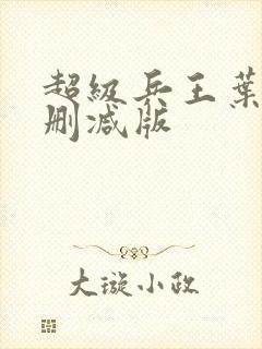 超级兵王叶谦未删减版封面