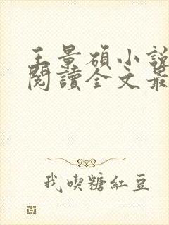 王景硕小说免费阅读全文最新章节封面