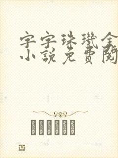 字字珠玑金银花小说免费阅读