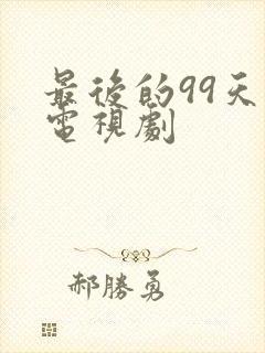 最后的99天 电视剧