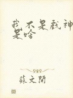 我不是戏神讲的是啥