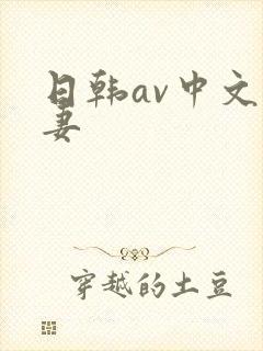 日韩av中文人妻封面