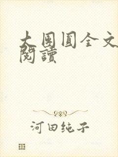 大团圆全文完整阅读