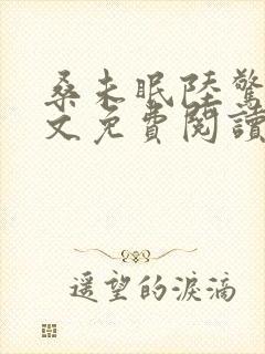 桑未眠陆惊鸿全文免费阅读笔趣阁