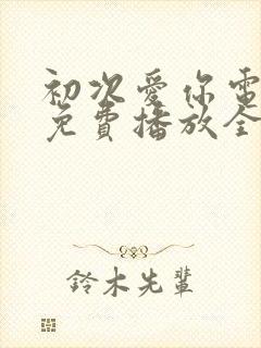 初次爱你电视剧免费播放全集