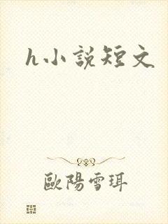 h小说短文封面