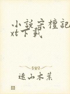 小说宋檀记事txt下载