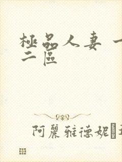 极品人妻 一区二区