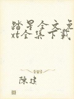 踏星全文免费txt全集下载