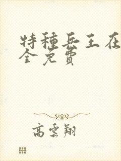 特种兵王在山村全免费