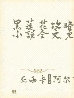 黑莲花攻略手册小说全文免费阅读笔趣阁