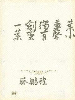 一剑独尊叶玄,叶灵有声小说