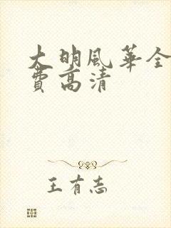 大明风华全集免费高清
