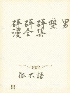 砰砰砰双男主动漫全集封面