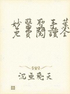 妙医圣手叶皓轩免费阅读全文